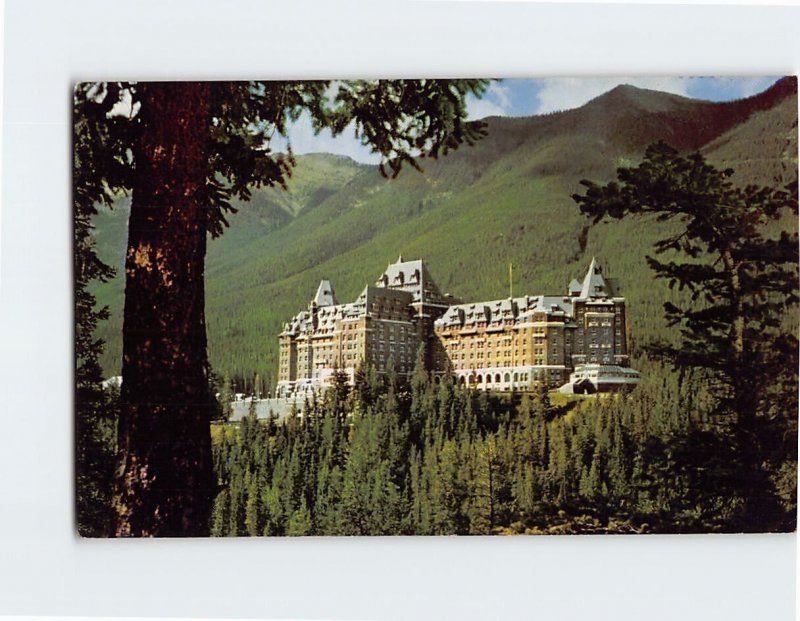 Postcard Banff Springs Hotel, Banff National Park, Canadian Rockies, Canada