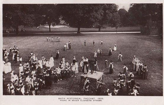 Speech In Queen Elizabeth II Episode 1909 Bath Pageant RPC Postcard