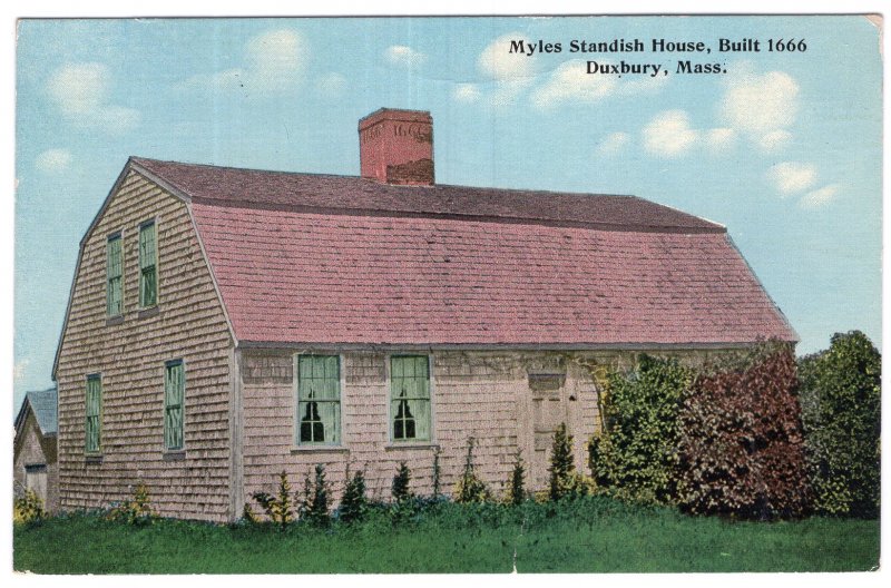 Duxbury, Mass, Myles Standish House, Built 1666