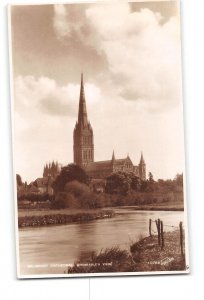 Salisbury England Vintage RPPC Real Photo Salisbury Cathedral