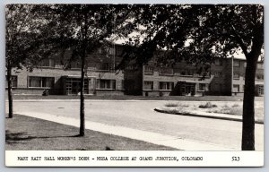 Grand Junction Colorado~Mesa College~Mary Rait Hall Women's Dorm~1950 B&W PC