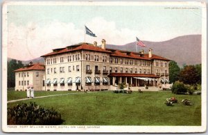 Lake George New York NY, 1915 Fort William Henry Hotel Historic Resort, Postcard