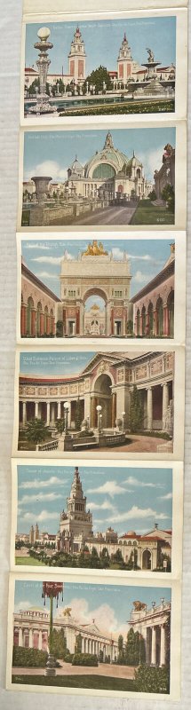 Views of the Jewel City San Francisco- 1915 set of 16 Postcard Souvenir Folder