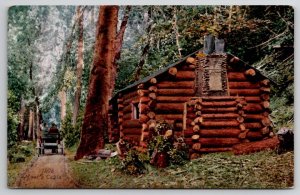 Miners Cabin In California Postcard D31