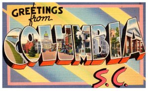 South Carolina  COLUMBIA LARGE LETTER