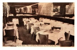 New York  City , Town and Country  Restaurant , regional Room