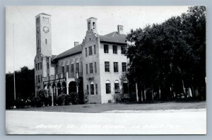 LA BELLE FL HENDRY COUNTY COURT HOUSE VINTAGE REAL PHOTO POSTCARD RPPC