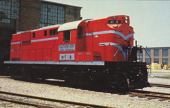 Southern Peru Copper Corporation Locomotive No 8 ALCO RS-11