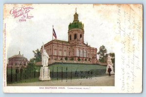 1904 Das Deutsche Charlottenburg Worlds Fair St. Louis Missouri Cancel Postcard