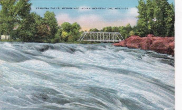 Wisconsin Keshena Falls Menominee Indian Reservation