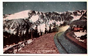 Colorado Moffat Road Moonlight On The Continental Divide