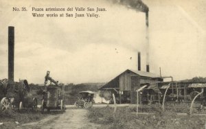 cuba, SANTIAGO, San Juan Valley, Water Works (1910s) Postcard