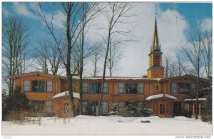 Tyrol Lodge, Winter Scene, GAYLORD, Michigan, 40-60's