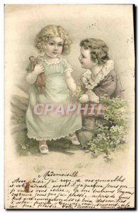 Old Postcard Fantasy Children Doll