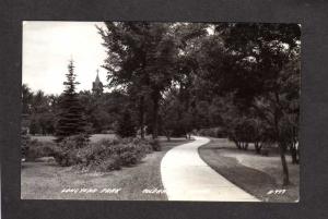 MN Minn  Long Year Park Trail Coleraine Minnesota Real Photo RPPC Postcard