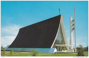 Eglise St. Raphael, Church of St. Raphael, Jonquiere, Quebec, Canada, PU-1985