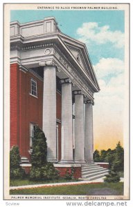 Entrance To Alice Freeman Palmer Building, Palmer Memorial Institute, SEDALIA...