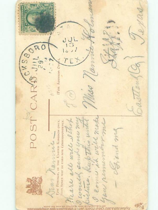 Divided-Back PRETTY WOMAN Risque Interest Postcard AA8184