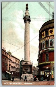 The Monument   London  England  UK   Postcard