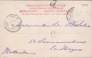 Denmark Basnaes Basnæs Næstved Vintage Postcard C021
