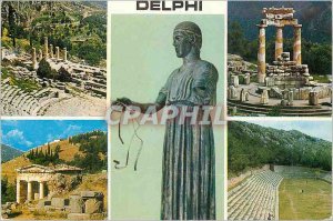Postcard Modern Delphi Greece