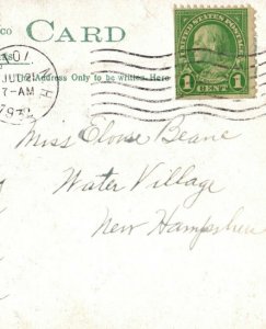 1932 The Ledges, Newfound Lake, Bristol, New Hampshire NH Posted Postcard 