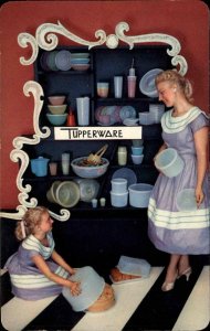 Tupperware Party Invite Postcard - Mailed to Anderson Indiana