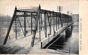 Third Street Bridge Logansport Indiana 1910 postcard