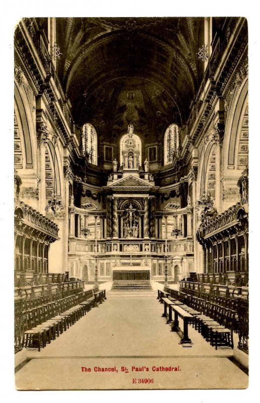 UK - England, London. St Paul's Cathedral, The Chancel