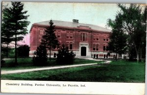 Chemistry Building, Purdue University, LaFayette IN Vintage Postcard W39