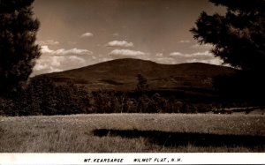 New Hampshire Wilmot Flat Mt Kearsarge 1950 Real Photo