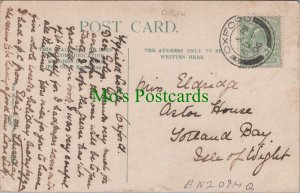 Genealogy Postcard - Eldridge, Aston House, Totland Bay, Isle of Wight GL1090