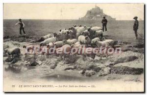 Old Postcard Mont St Michel Les Pres Sales Of Greves