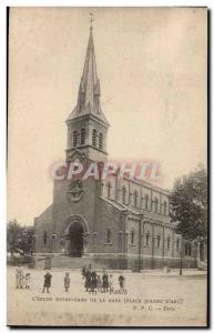 Paris Postcard Ancient Church of Our Lady of the station (place Jeanne d & # ...