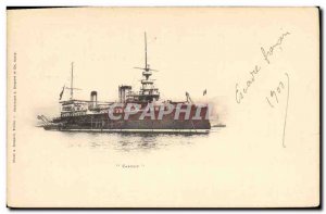 Old Postcard Boat War Carnot