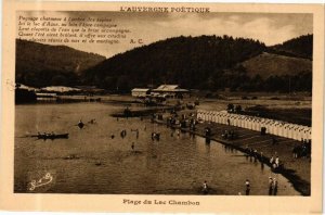 CPA L'Auvergne Poetique - Plage du Lac CHAMBON (244821)