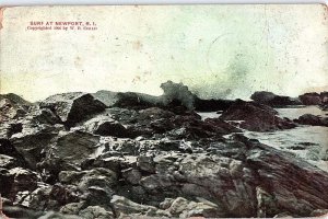 Postcard NATURE SCENE Newport Rhode Island RI AJ3768