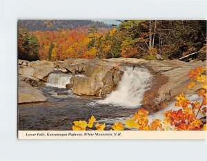 Postcard Lower Falls, Kancamagus Highway, White Mountains, Albany, New Hampshire
