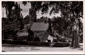 Australia Captain Cook's Cottage Fitzroy Gardens Melbourne Vintage RPPC C001