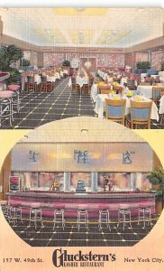 Chuckstern's Kosher Restaurant New York City, USA Judaic Unused 