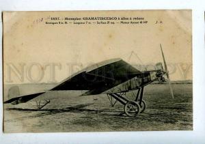 205504 FRANCE AVIATION airplane Gramatiscesco Hauser #1837 old