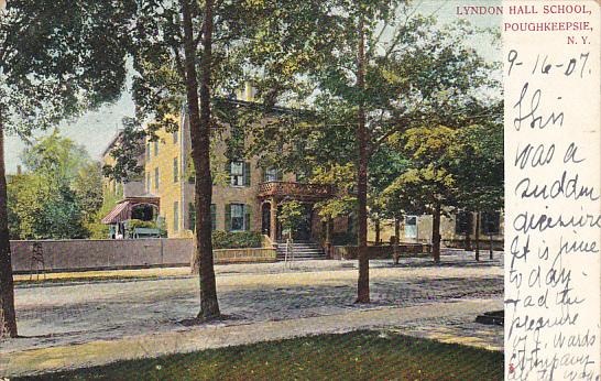 Lyndon Hall School Poughkeepsie New York 1907