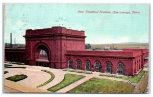 1910 New Terminal Station, Chattanooga, TN Postcard