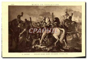 Old Postcard Musee De Versailles Gautherot Napoleon hurts to Regensburg Napol...