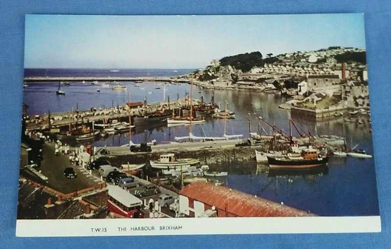 Vintage Postcard The Harbour Brixham Devon D B Europe United Kingdom England Devon