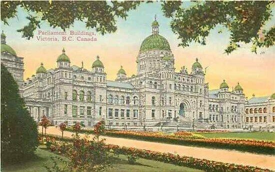 Canada, British Columbia, Victoria, Parliament Buildings, Coast Publishing