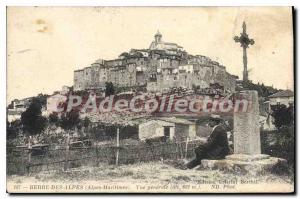Postcard Old Berre-des-Alpes Gnrale view