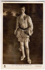 RPPC, H.R.H. The Prince of Wales K.G.