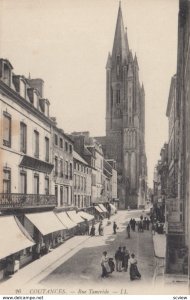 COUTANCES, France, 1910-1920s, Rue Tancrede