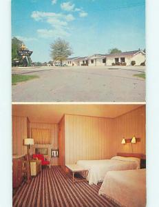 Unused Pre-1980 OLD CARS & PALOMINO MOTEL Memphis Tennessee TN s5425